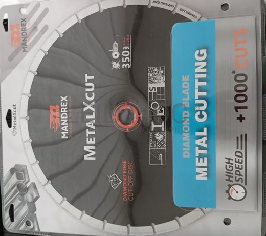 Disco Corte Diamantado Mandrex MetalXcut