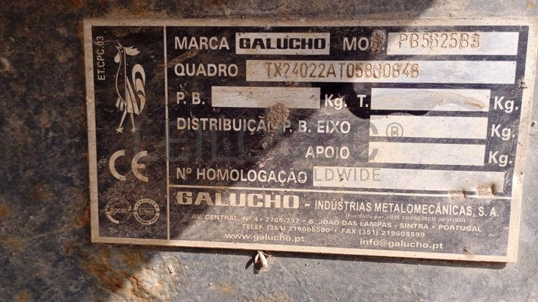 Atrelado - Galucho/PB5625B5