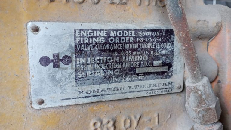 Escavadeira  - Komatsu/S6D105