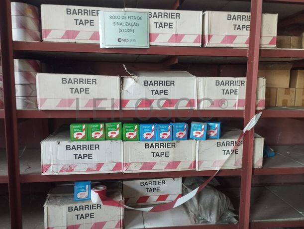 Rolos de fitas de sinalização
