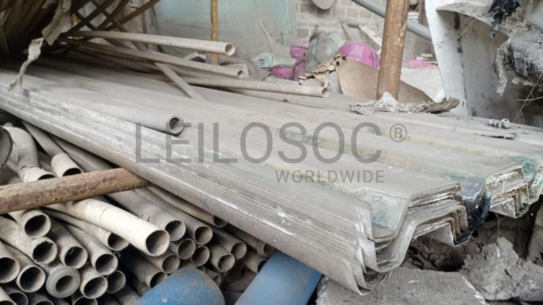 Chapas p/ cobertura de armazém