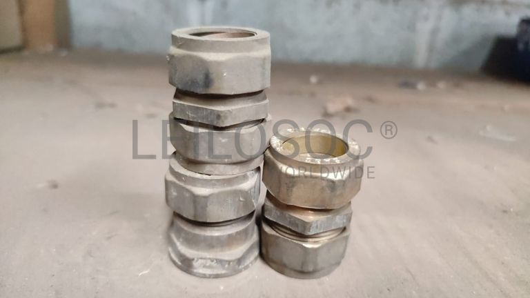 Uniões de bronze  22mm para termo acumulador