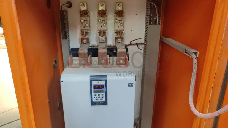 Quadro elétrico de britadeira