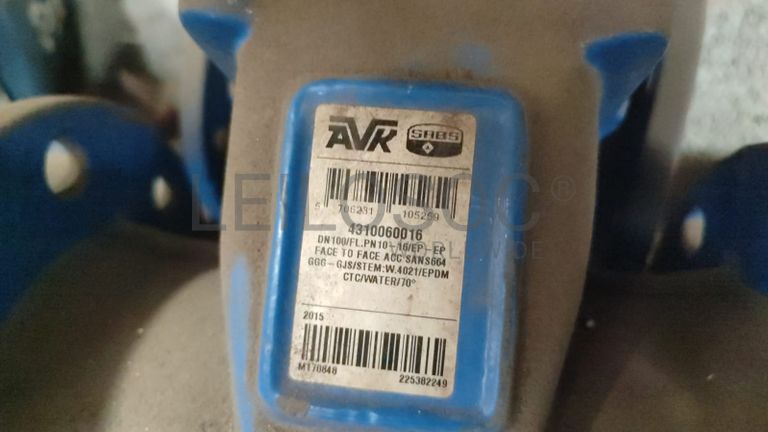 Válvulas de passagem 100mm