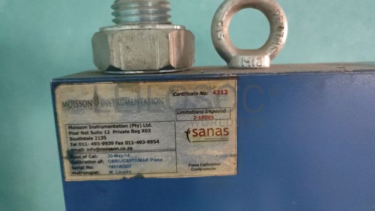 Máquina de teste de brita