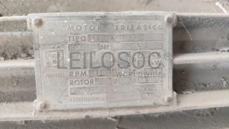 Compressor de ar elétrico, trifásico