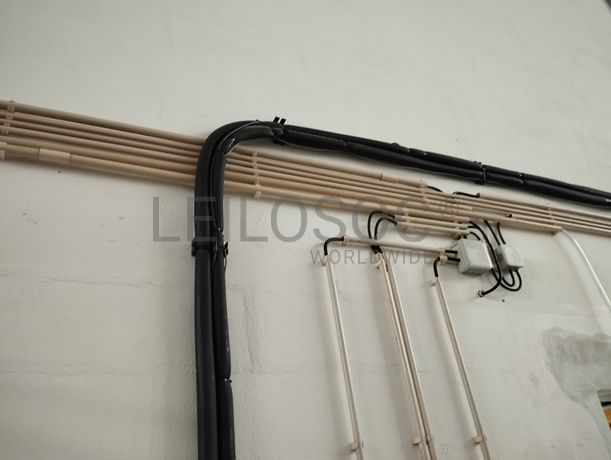 Mangueiras · Válvulas · Manómetros · Bomba Submersível · Estantes · Frigorífico · Tubagens