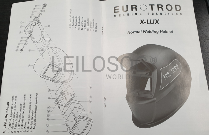 Capacetes soldar EUROTROD