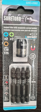 Adaptador · Bits · Torks