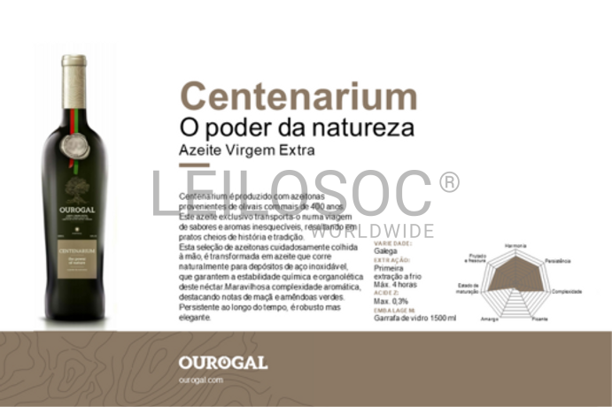 Leilão Solidário · Azeite Ourogal Centenarium