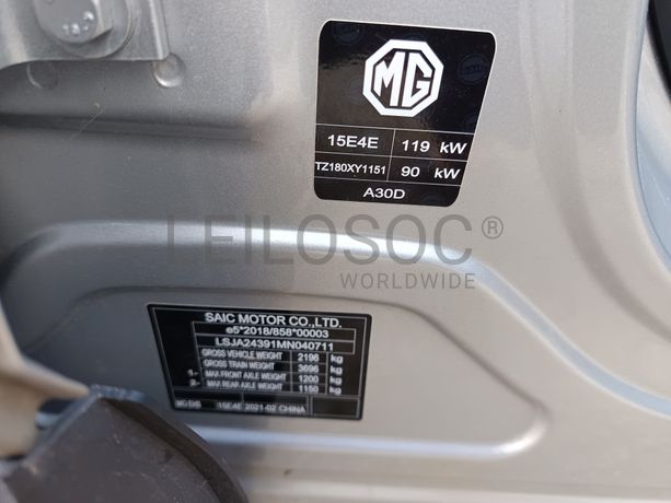 MG EHS Hybrid · Ano 2021