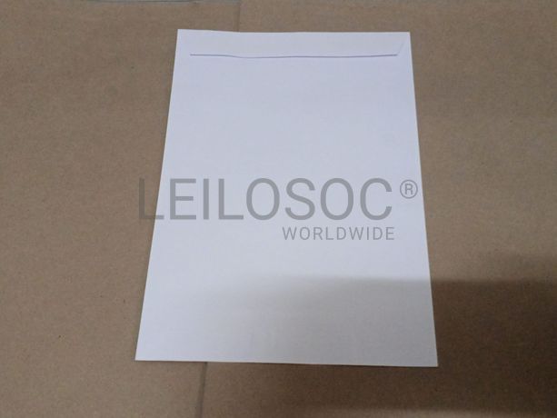 Envelope A4 branco.