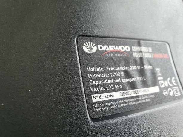 Aspirador Daewoo 100L