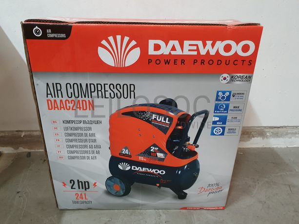 Compressor Ar Comprimido Daewoo 24L