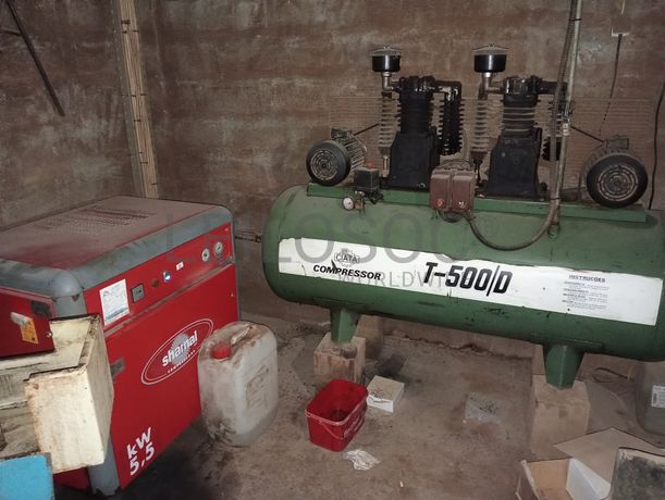 Compressores · Máquinas de afiar