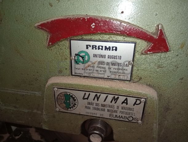 Máquina de afiar · Serra · Torno