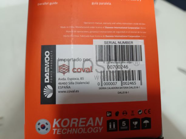 Serra tico-tico Daewoo