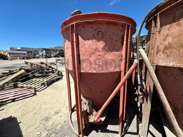 Balde de descarga de betão