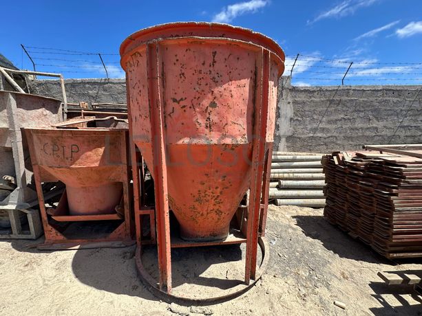 Balde de descarga de betão