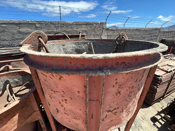 Balde de descarga de betão