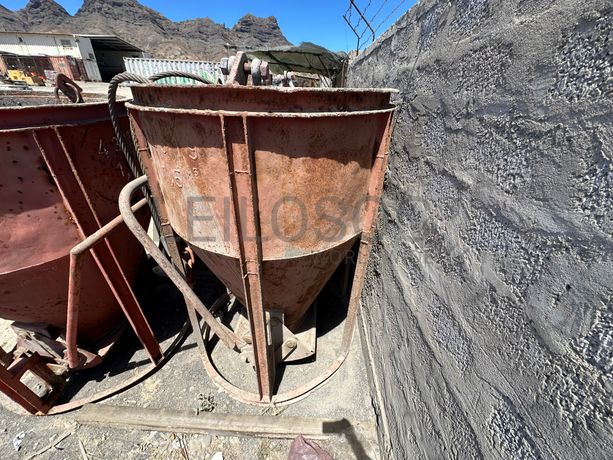 Balde de descarga de betão