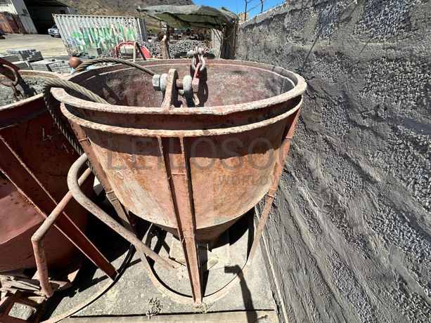 Balde de descarga de betão