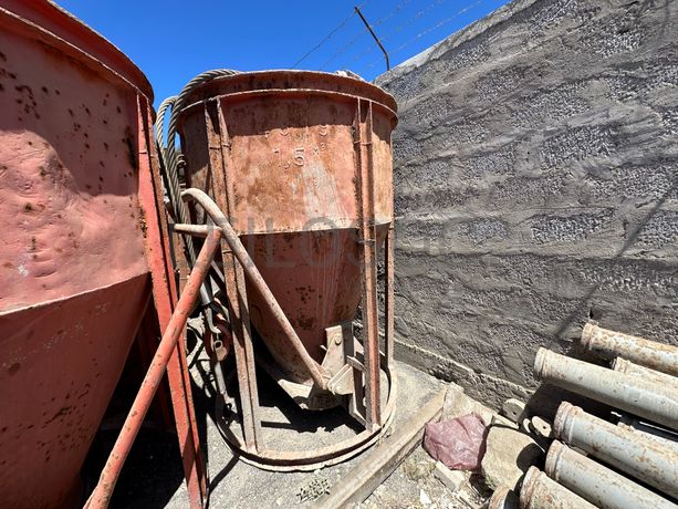 Balde de descarga de betão