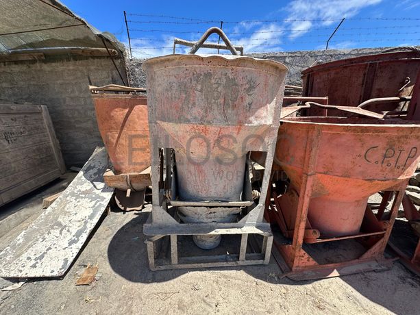 Balde de descarga de betão