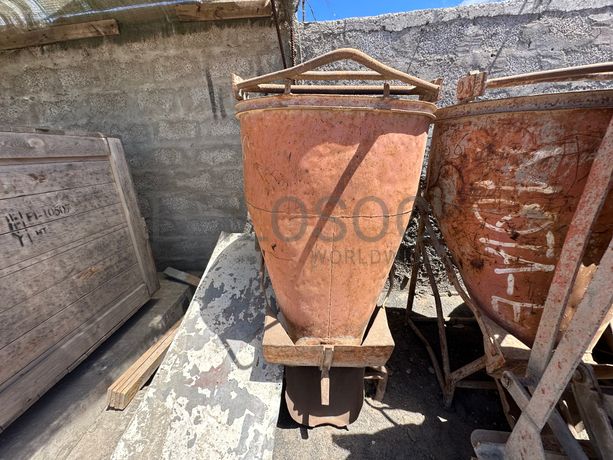 Balde de descarga de betão