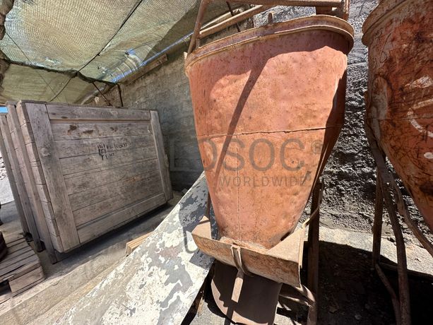 Balde de descarga de betão