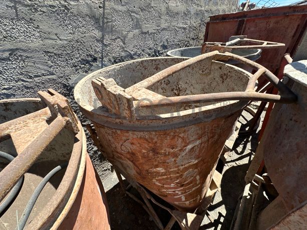 Balde de descarga de betão