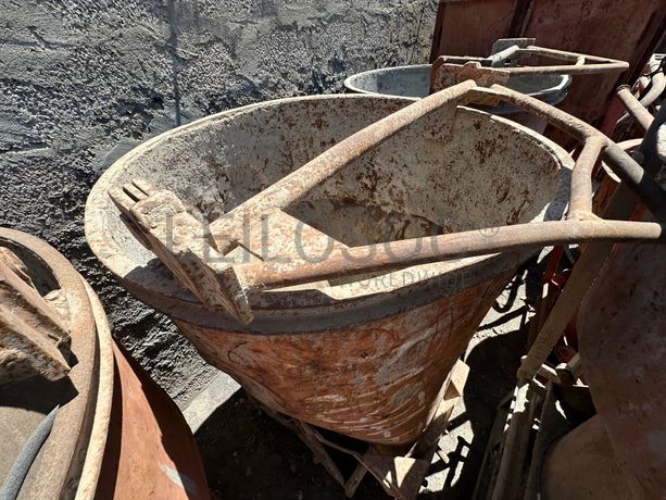 Balde de descarga de betão