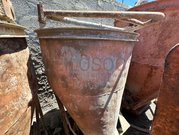 Balde de descarga de betão