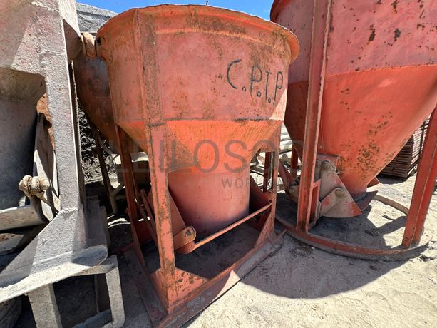 Balde de descarga de betão