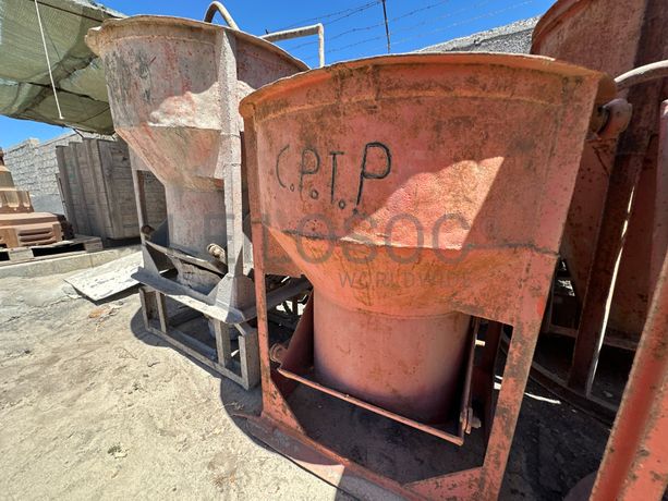 Balde de descarga de betão