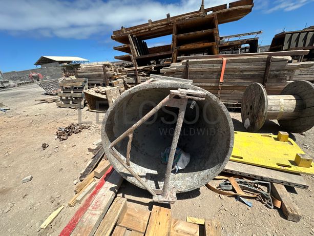 Balde de descarga de betão