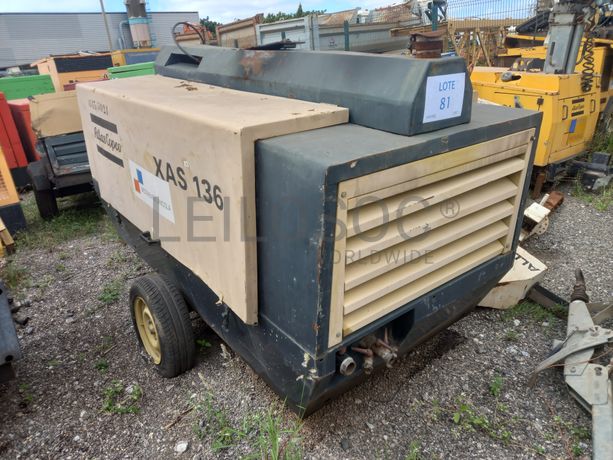 Compressores + Torre de Iluminação + Cilindro ATLAS COPCO LP 6505 + Saltitões