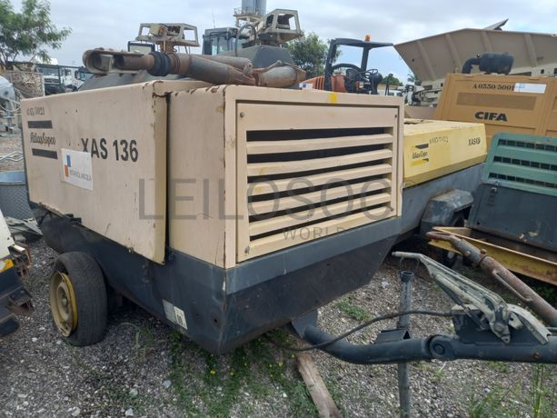 Compressores + Torre de Iluminação + Cilindro ATLAS COPCO LP 6505 + Saltitões