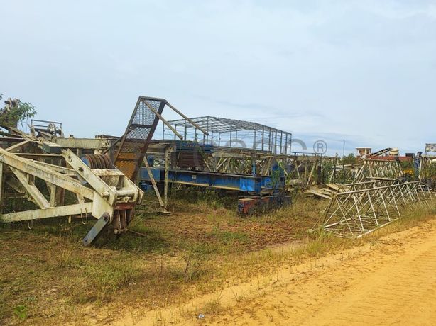 CABINDA - Pavimentadora GOMACO GT 3600 + CABINDA - Grua Torre - Lança de 40 a 50 m, 1,5 a 2 POTAIN 743 E1975 + CABINDA - ATLAS COPCO XAS 137 DD