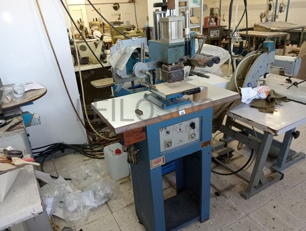 Máquinas de Timbrar · Entretelar · Cravar · Vergar · Facear