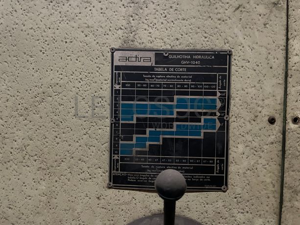Guilhotina GHV