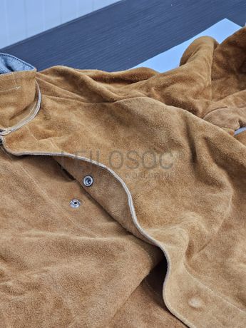 Casacos Soldador Couro Kevlar