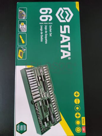 TABULEIRO DE 66 PEÇAS COM CHAVES DE 6 PONTOS DE 1/4" 
