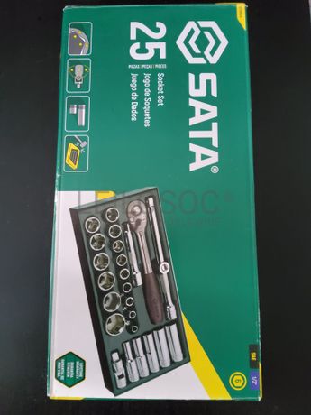 TABULEIRO DE 25 PEÇAS EM POLEGADAS (SAE) 6 PONTOS - ACIONAMENTO DE 1/2"