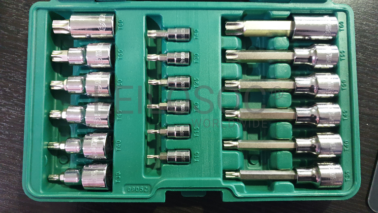 CHAVES DE CAIXA BROCA Torx®  1/4” e 1/2”