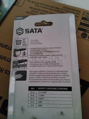 ALICATE DE CRAVAR TERMINAIS DE CABOS EUROPEUS