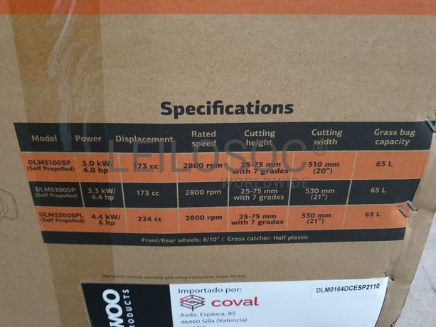 Máquina de cortar relva Daewoo