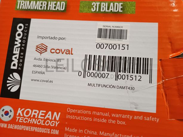 Roçadora Multifunções Daewoo