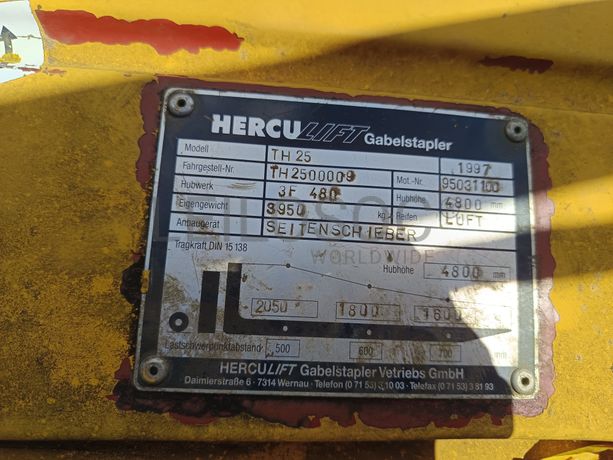 Empilhador Herculift · Ano 1997