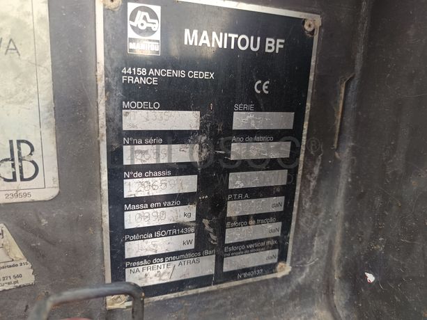 Empilhador Telescópico Manitou · Ano 2004